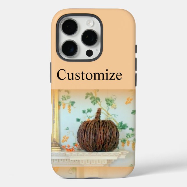 colonial pumpkin basket iphone case (Back)
