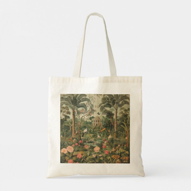 Colonial Safari Garden Daydream Budget Tote (Back)