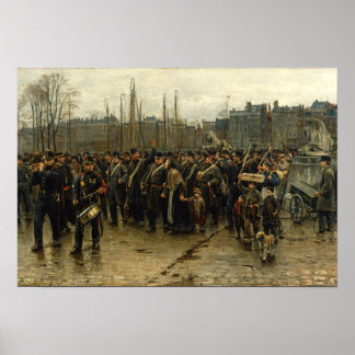 colonial soldiers Isaac Israëls Poster