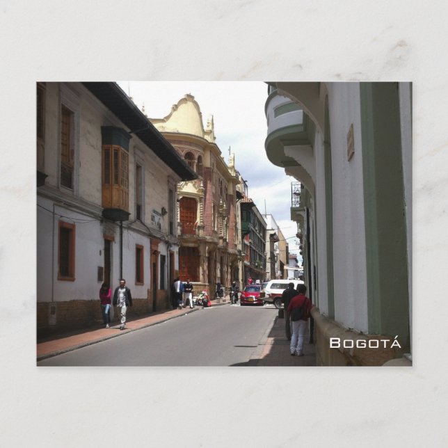 Colonial Street - Bogotá Postcard (Front)