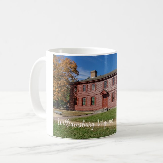 Colonial style house in historic Williamsburg Virg Coffee Mug (Front Left)
