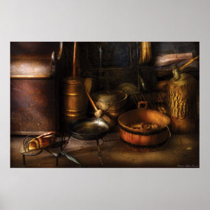Colonial Utensils Poster