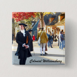 Colonial Williamsburg 15 Cm Square Badge