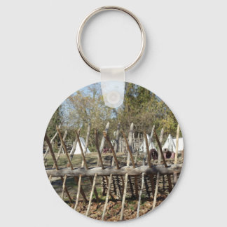 Colonial Williamsburg Campsite Key Ring