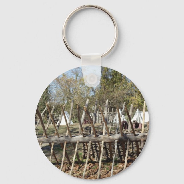 Colonial Williamsburg Campsite Key Ring (Front)