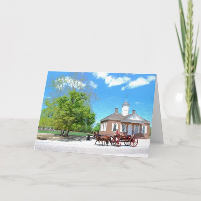 Colonial Williamsburg Card (Front)