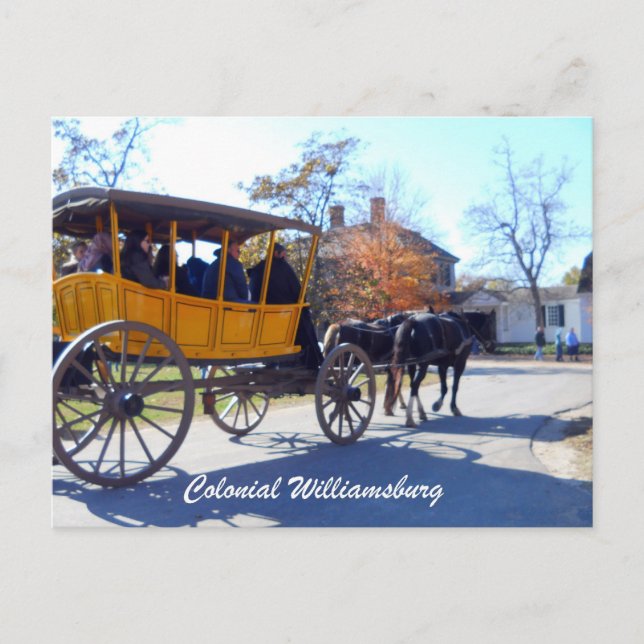 Colonial Williamsburg Postcard (Front)