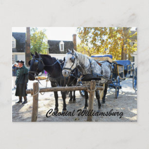 Colonial Williamsburg Postcard