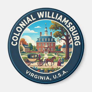 Colonial Williamsburg Virginia Magnet