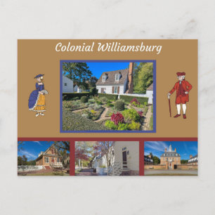 Colonial Williamsburg Virginia Postcard