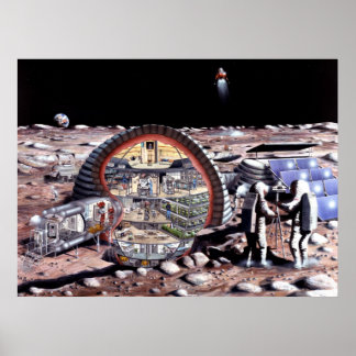 Colonisation of the Moon Poster