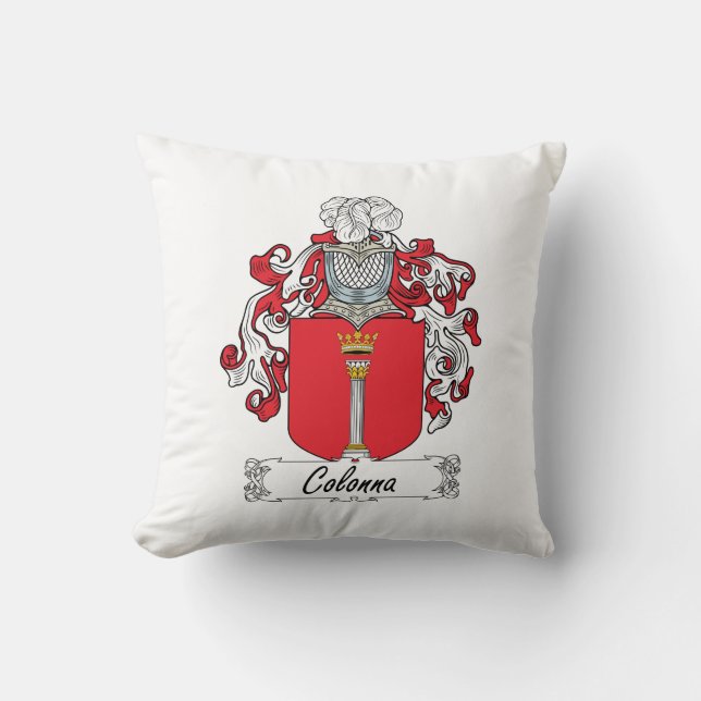 Colonna Family Crest Cushion (Front)