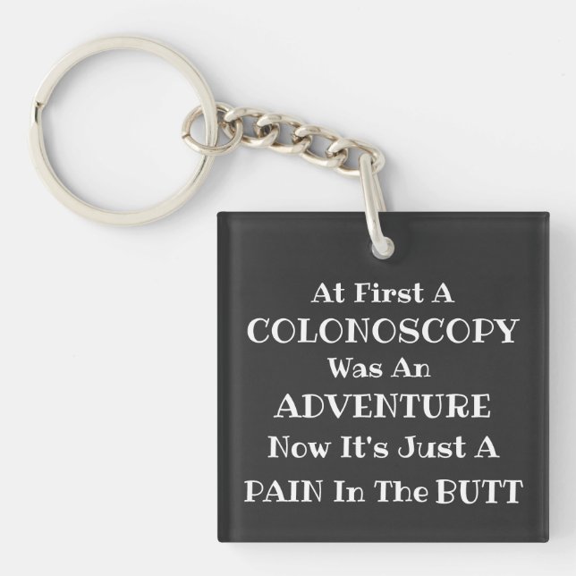 Colonoscopy Adventure Key Ring (Front)