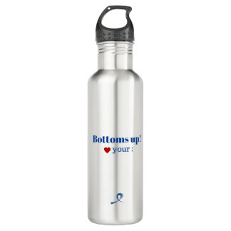 Colonoscopy prep / colon cancer awareness bottle