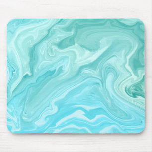 Coloprful Blue Abstract Mouse Mat