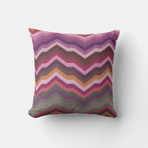 Color Abstract Retro Striped Background, Fashion Z Cushion