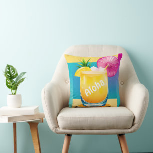 Color Block Cocktail 2 sided customizable Cushion