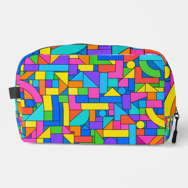 Color Block Disorder Dopp Kit (Front)