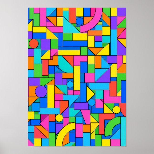 Color Block Disorder Poster (Front)