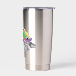 Color Burst Sea Turtle Insulated Tumbler