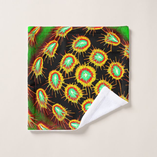 Color Burst Towel (Wash Cloth)