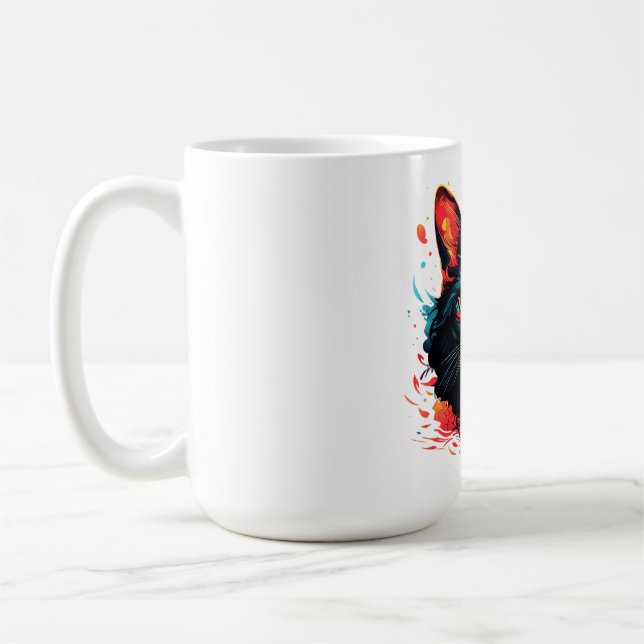 COLOR CAT COFFEE MUG (Left)