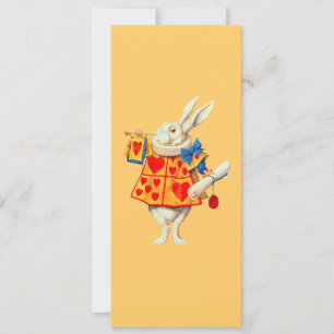 COLOR CHANGE Rabbit in Alice Wonderland ~ Invites