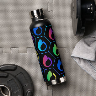 Color Drops Water Bottle