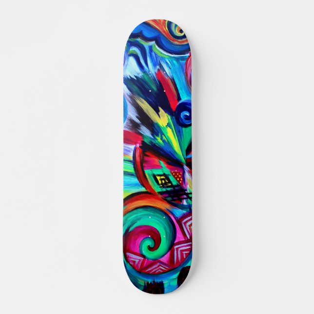 Color Explosion Skateboard (Front)