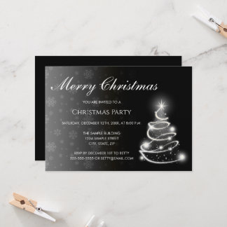 Color Fade Christmas Invitation