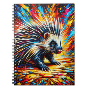 Color flare Porcupine Notebook