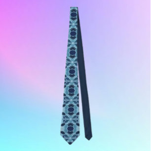Color Fun Blue Collage Necktie