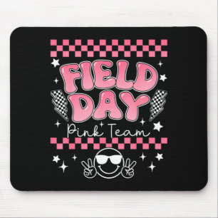 Color game competition field day pink team men mouse mat