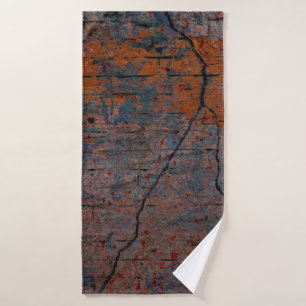 Color grunge wall background. Various color patter Bath Towel