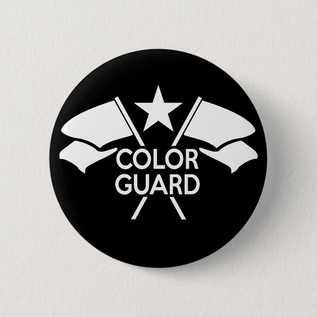 Color Guard 6 Cm Round Badge (Front)
