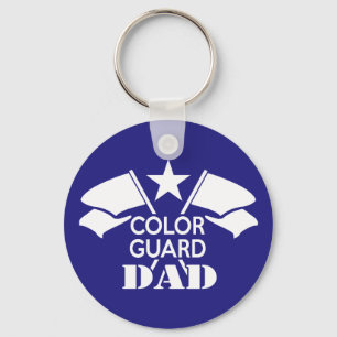 Color Guard Dad Key Ring