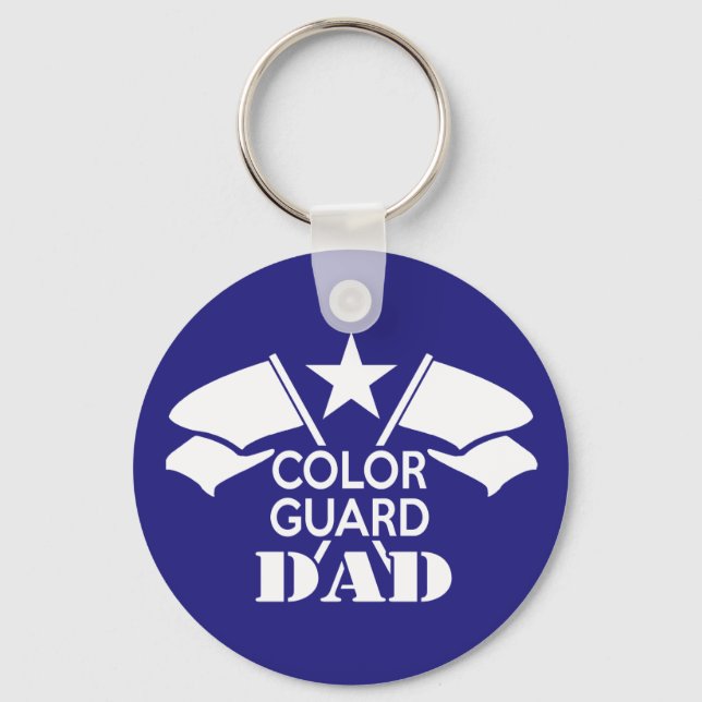 Color Guard Dad Key Ring (Front)