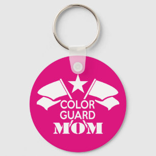 Color Guard Mom Key Ring