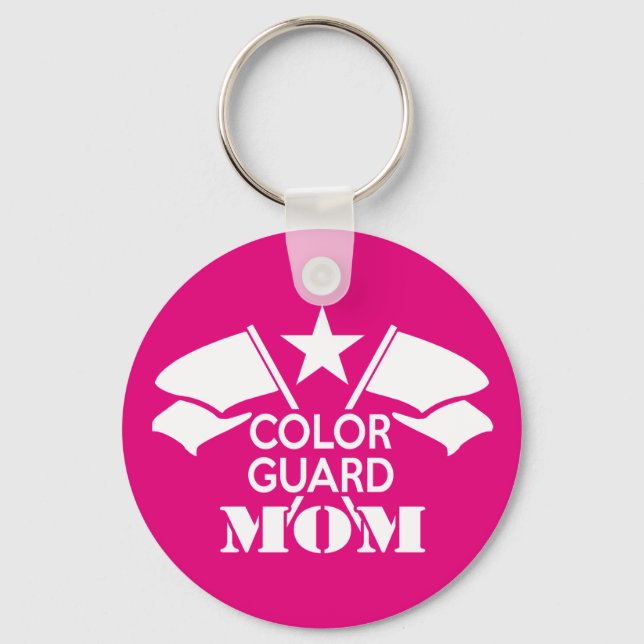 Color Guard Mom Key Ring (Front)