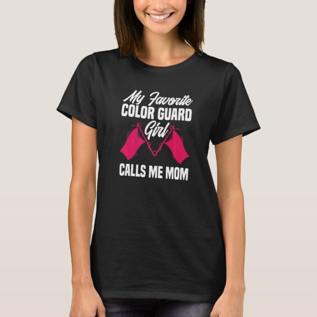 Color Guard Mom T-Shirt (Front)