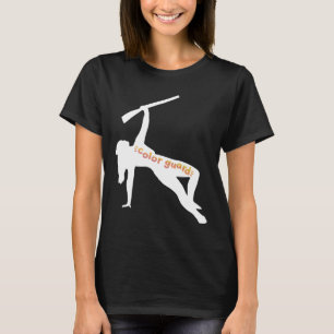 Color guard silhouette with rifle T-Shirt