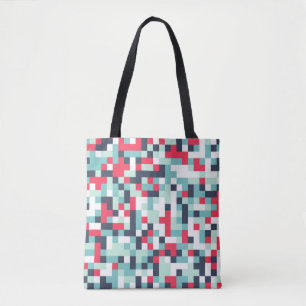 Color Halftone Background. Abstract Multicolor Tex Tote Bag