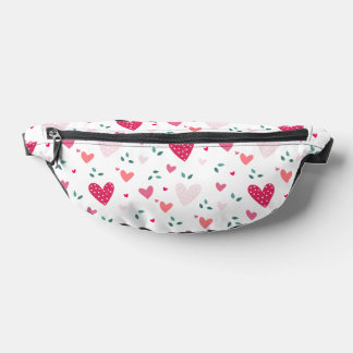 Color Heart Pattern Bum Bags