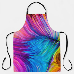 Color In Motion series. Abstract design made of Fl Apron