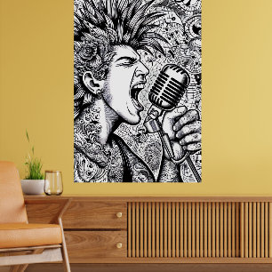 COLOR IT YOURSELF! Adult Coloring Book Poster