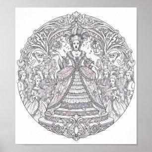 COLOR IT YOURSELF! Adult Coloring Book Poster