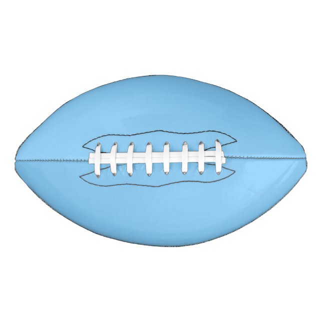 color light sky blue american football (Front)