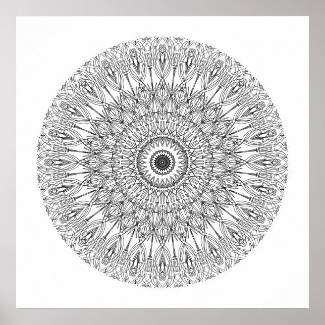 Color Me In Mandala 3 Poster (Front)