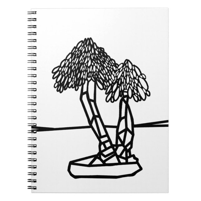 COLOR ME PALM BONSAI NOTEBOOK (Front)