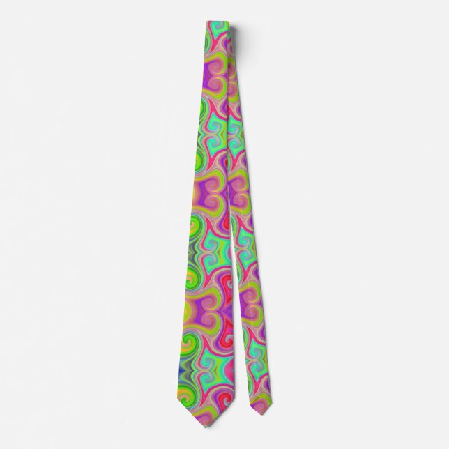 Color Mesh 10 Mirrored Tie (Front)